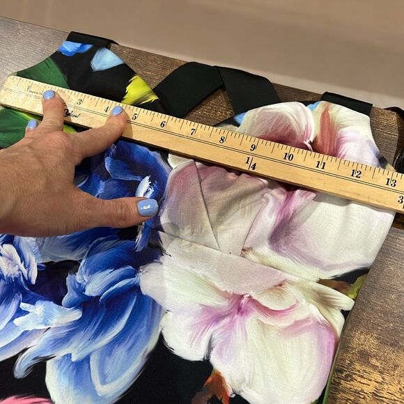 BNWOT Ted Baker London 'Alexie' Floral Print Midi Dress | Nordstrom Size 1 - Picture 3 of 5